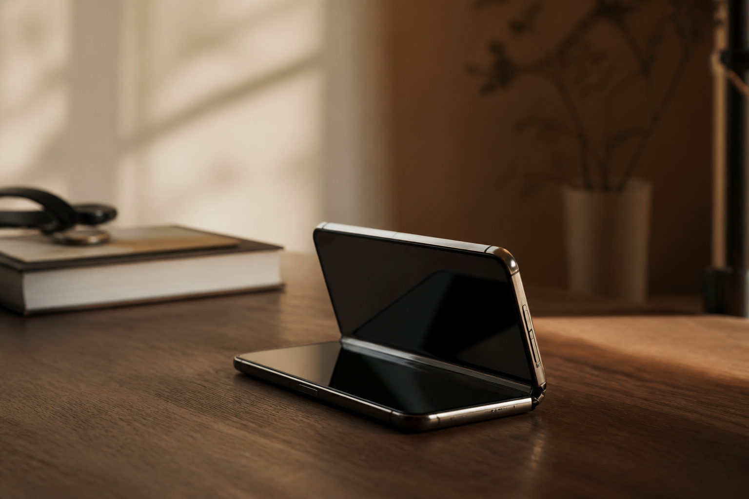 Apple debuts foldable smartphone designed for side by side assistant interaction