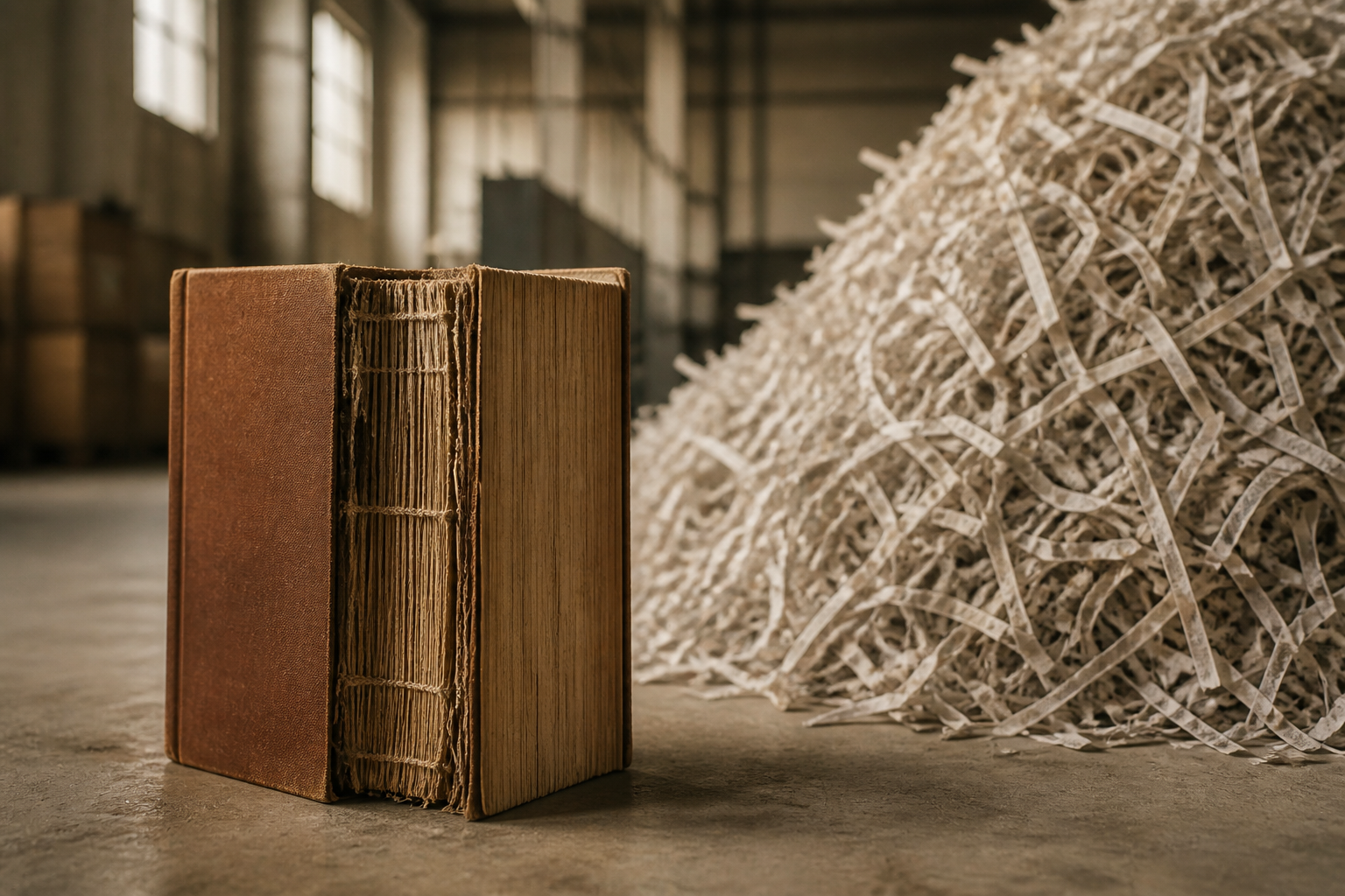 Data gathering practices linked to scanning and destroying rare physical books