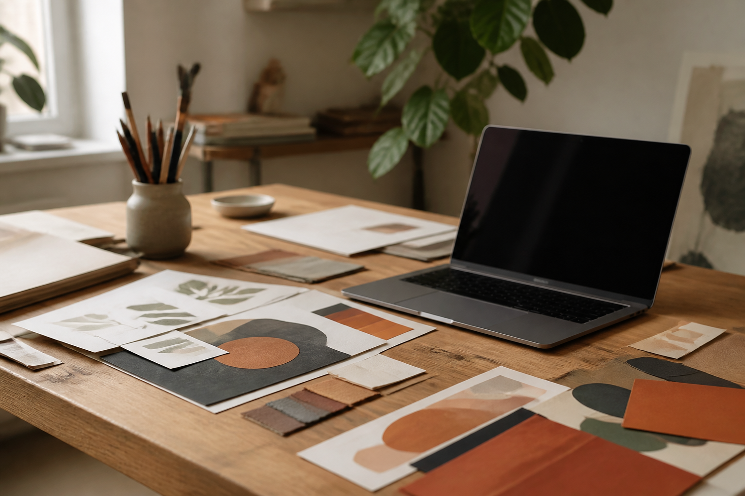 Embedding custom AI images to enrich interface styling