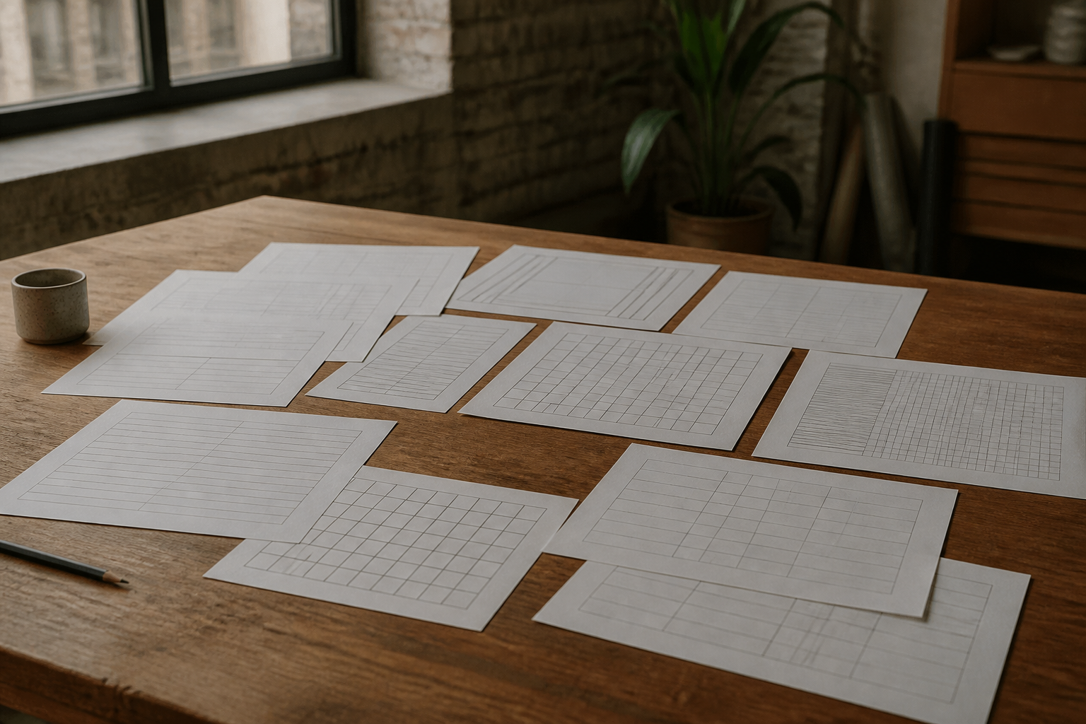Generating unique visual design concepts using random seed strings