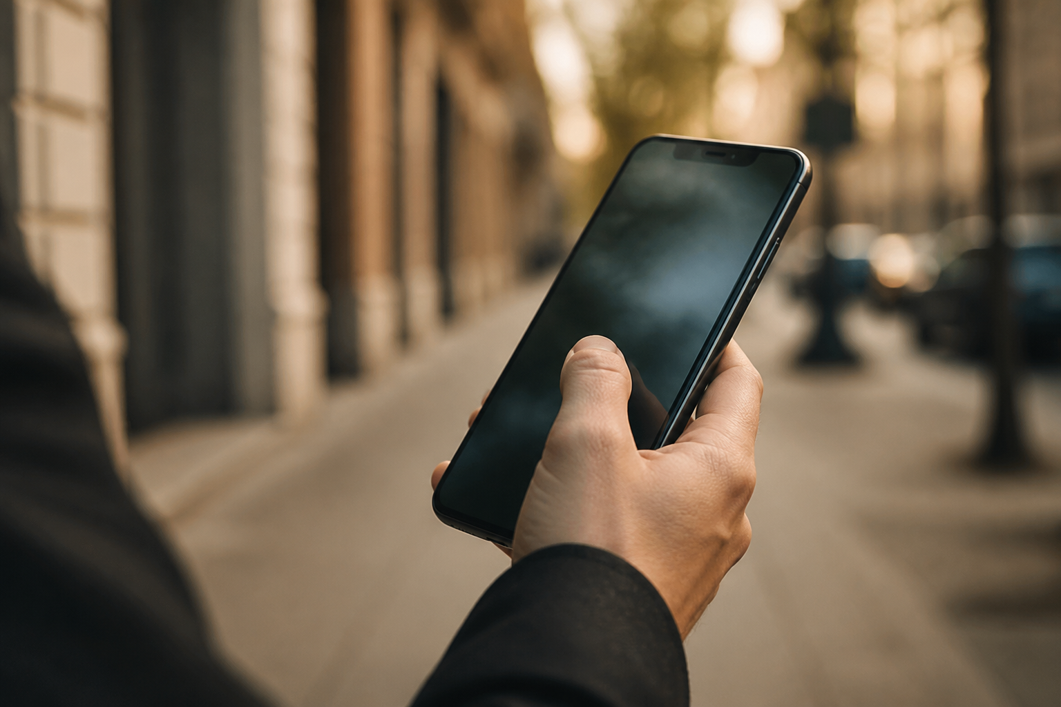 Huawei develops adaptive interface for one handed phone navigation