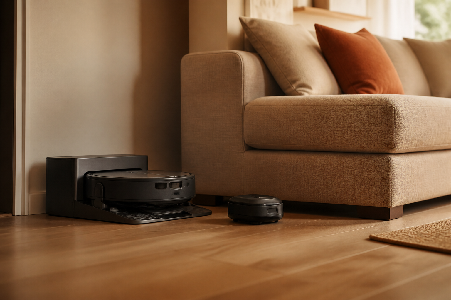 iRobot introduces a multi unit cleaning system featuring a miniature secondary robot