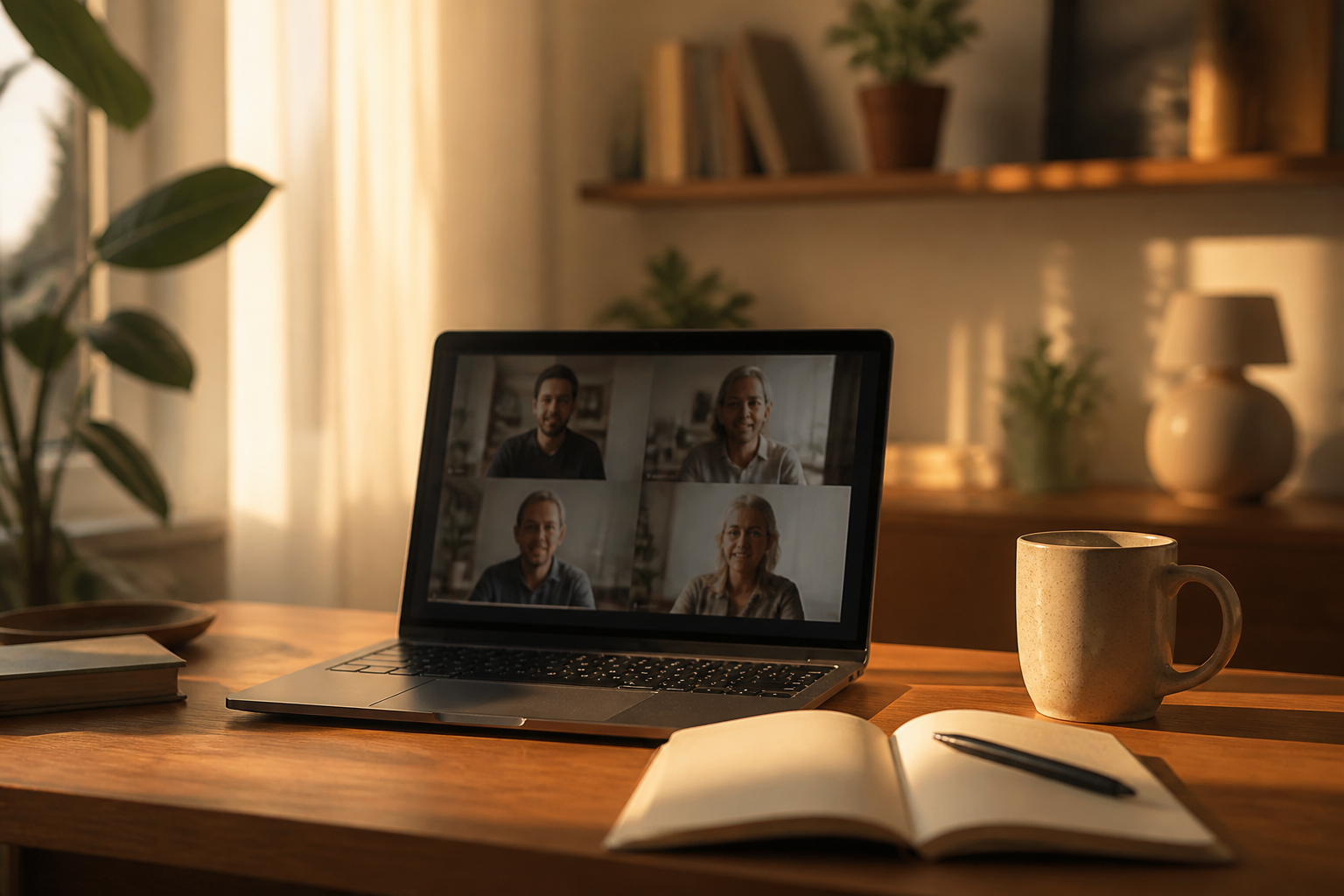OLVA provides real-time meeting assistance without joining calls as a visible participant