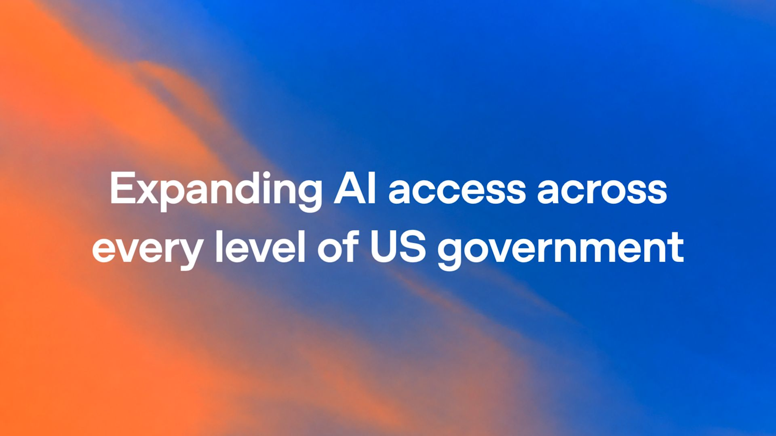 OpenAI waives per user fees for US government enterprise access
