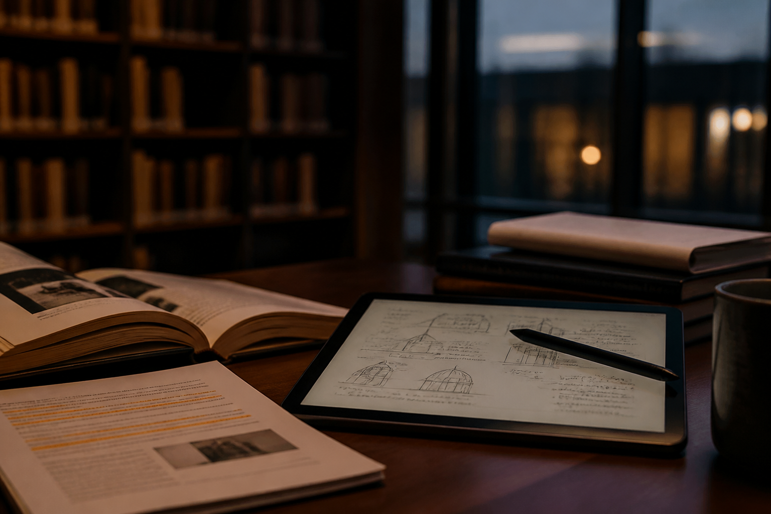 Penombra digital handwriting application