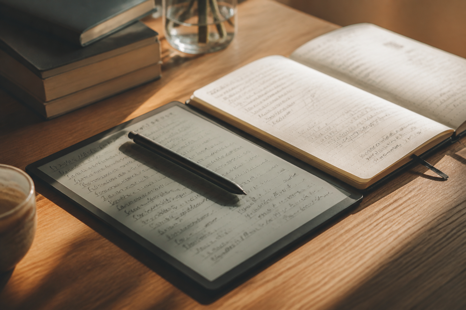 Penombra handwritten notebook app