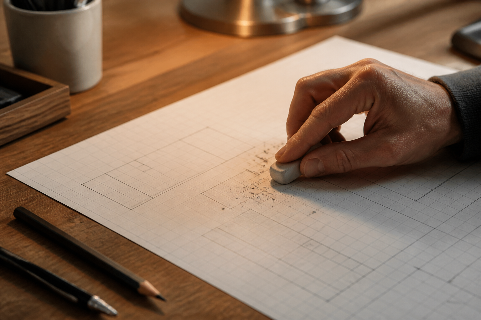 Pruning redundant elements to eliminate recognizable AI visual tropes