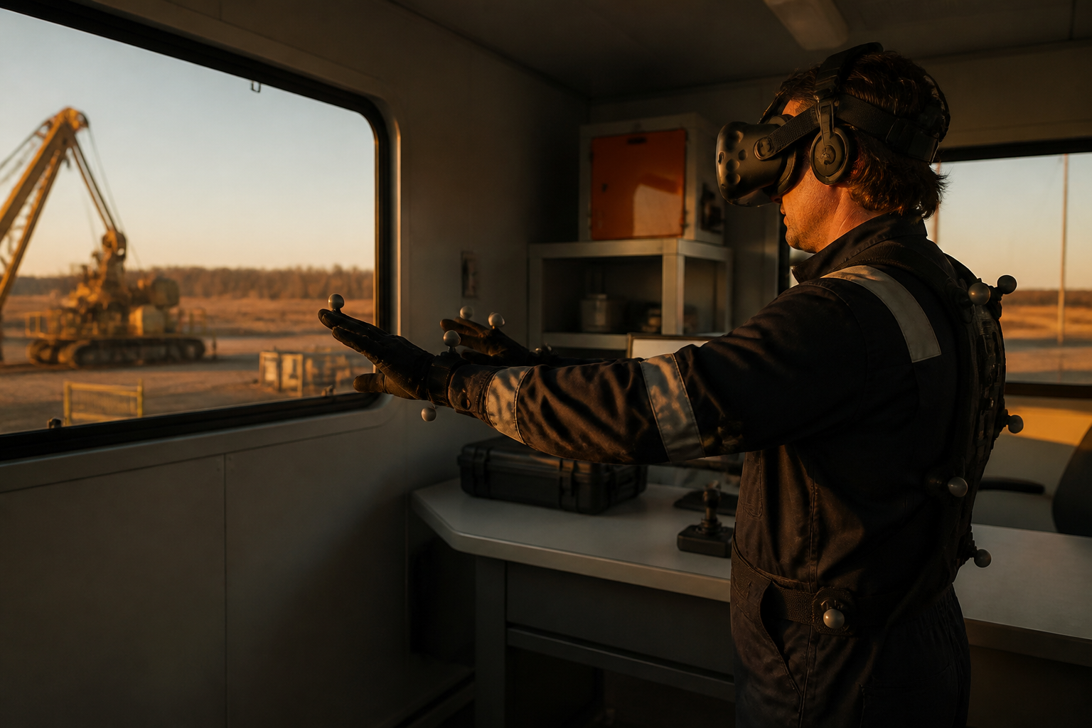 Remote Controlled Humanoid Targets Dangerous Industrial Environment Tasks