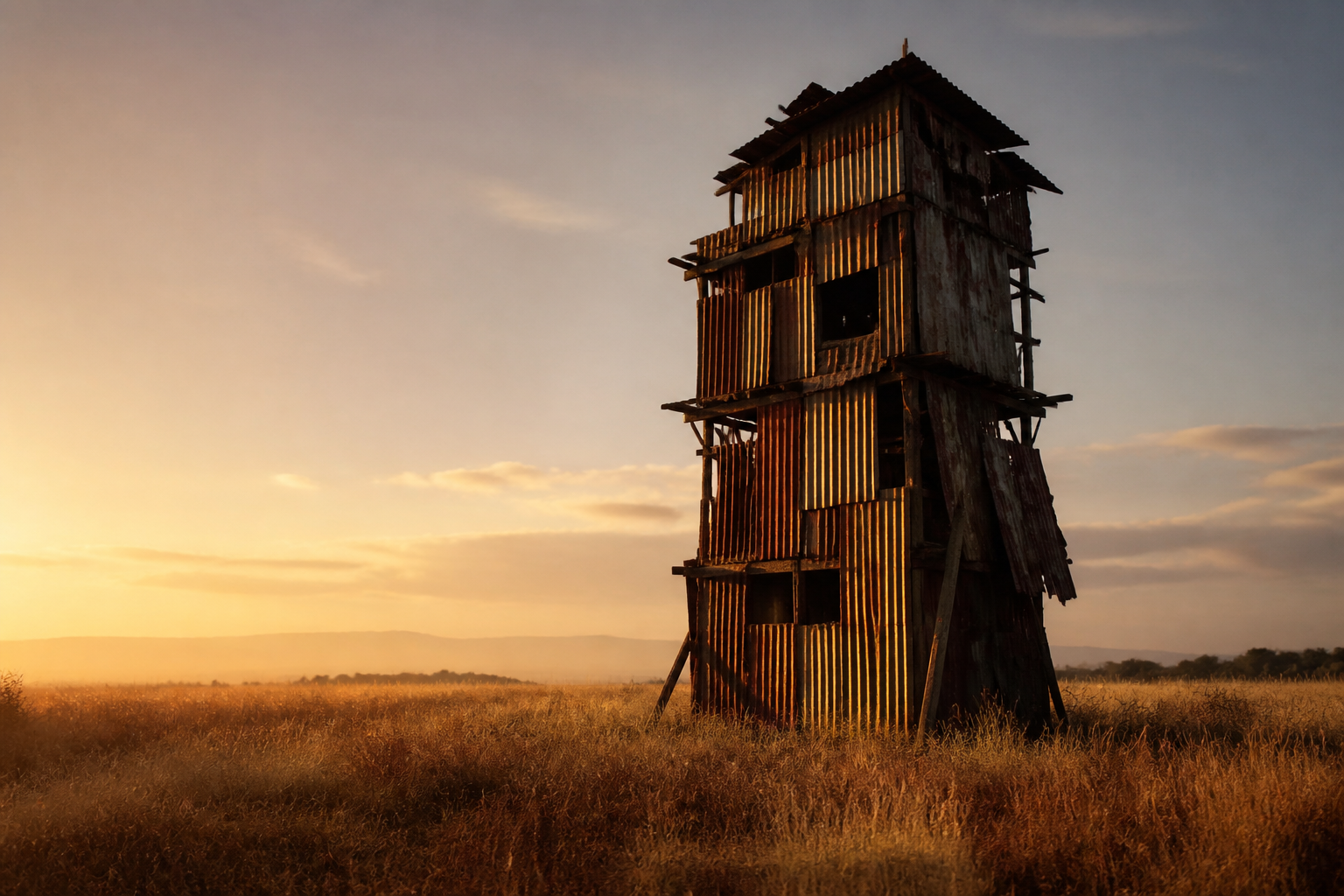 Render a detailed post-apocalyptic shelter scene