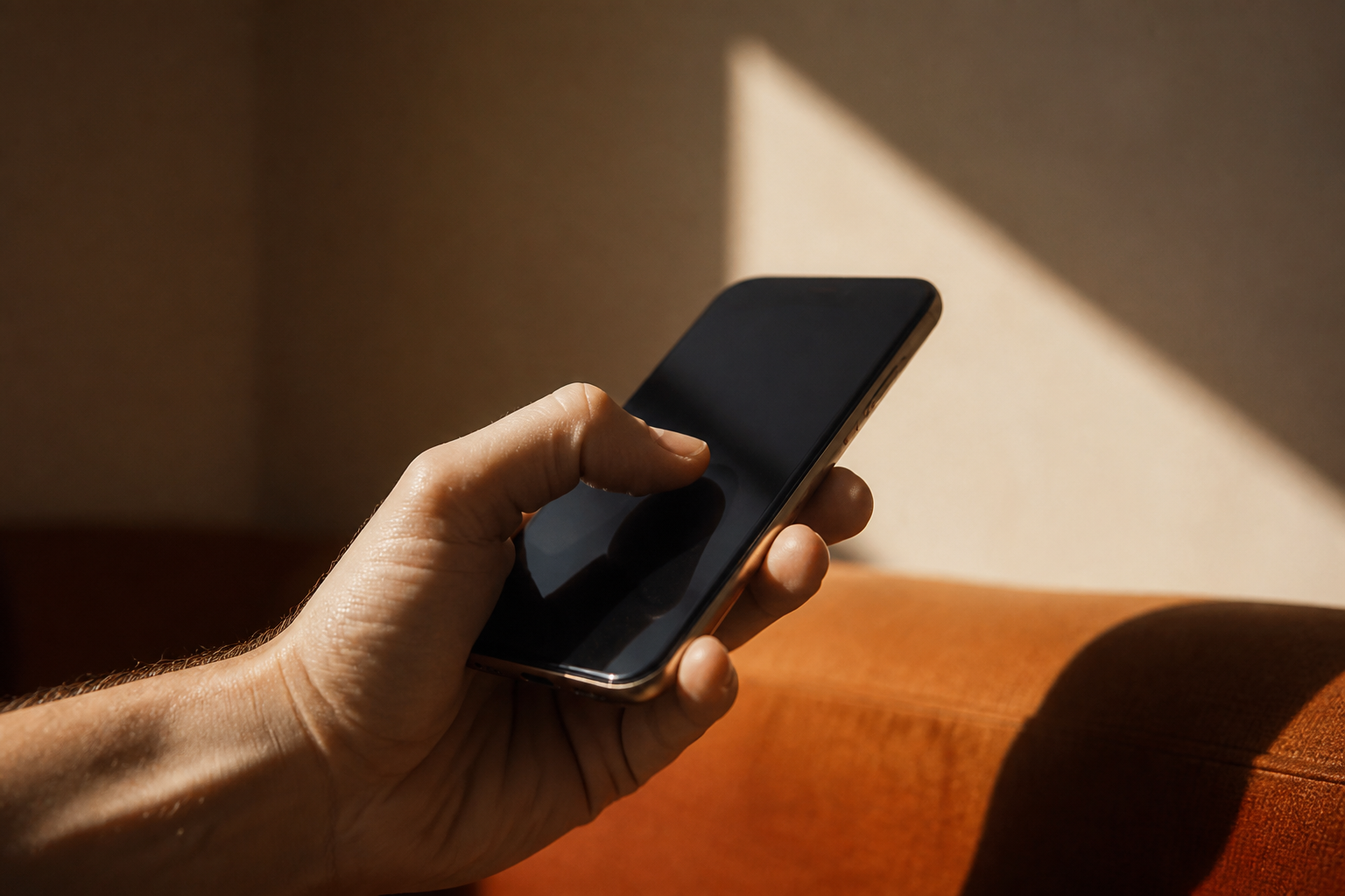 Smartphone software adjusts layout according to user hand grip
