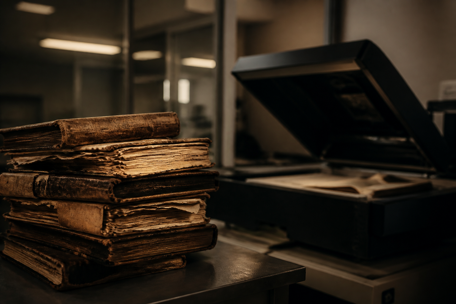Technology companies buy and destroy rare books to generate AI training data